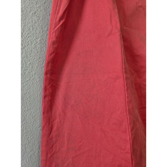 Eddie Bauer Coral Cotton Midi Skirt Size 16 Tall Pleated Classic Preppy Modest - Picture 8 of 8